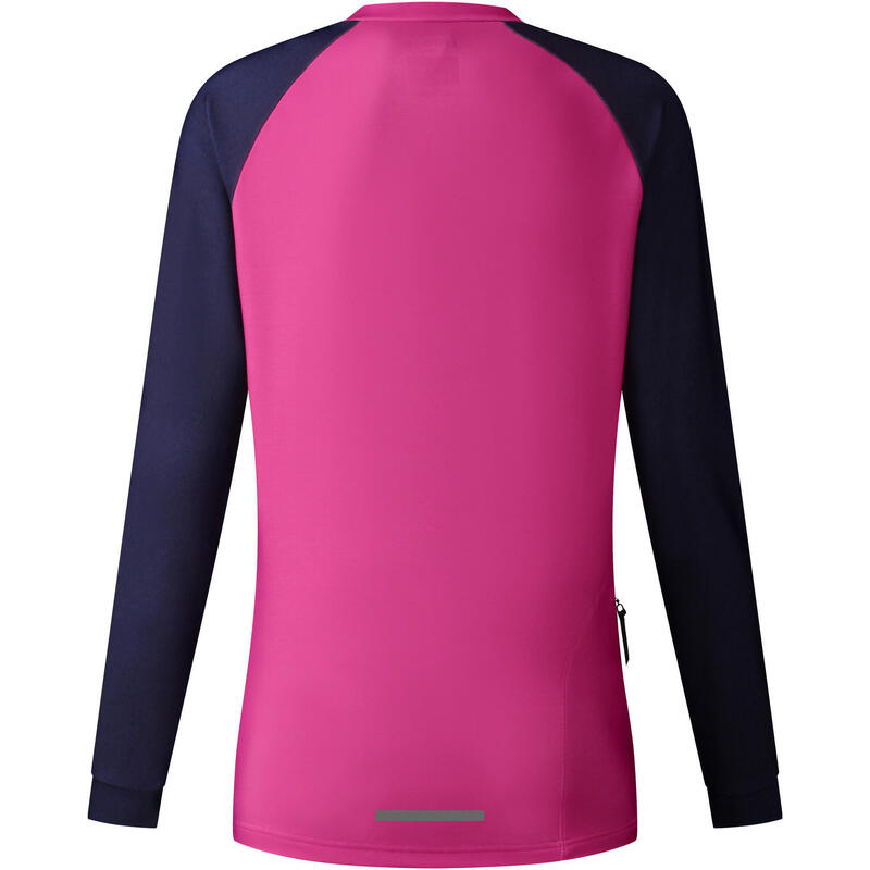 SHIMANO Chaud à manches longues SAIKO pour femme, magenta