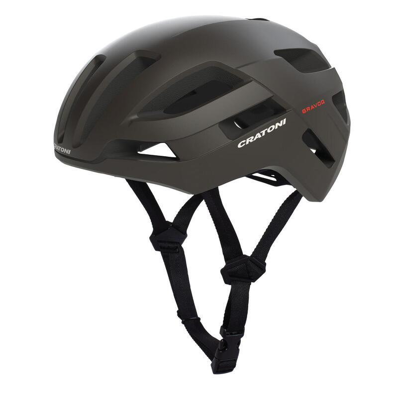 CRATONI Gravel - casque cycliste Gravoq, noir mat