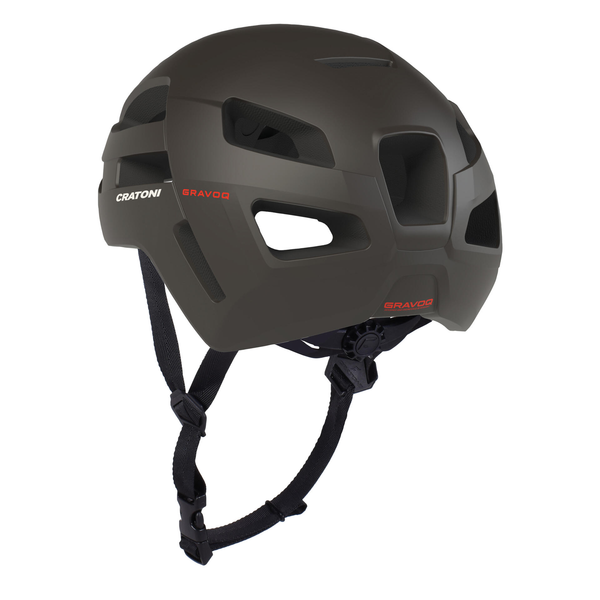 CRATONI Gravel - Gravoq fietshelm, zwart mat 2/3
