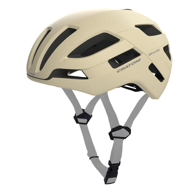 CRATONI Gravel - Casque de vélo Gravoq, sable mat