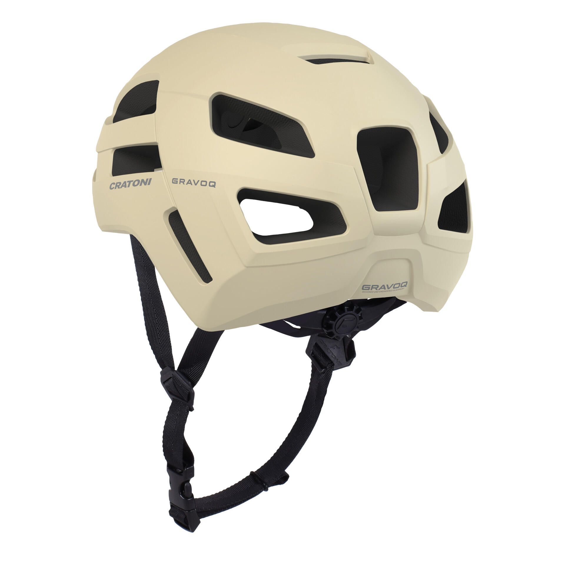 Gravel - Casco da bicicletta Gravoq, sabbia opaca 2/3