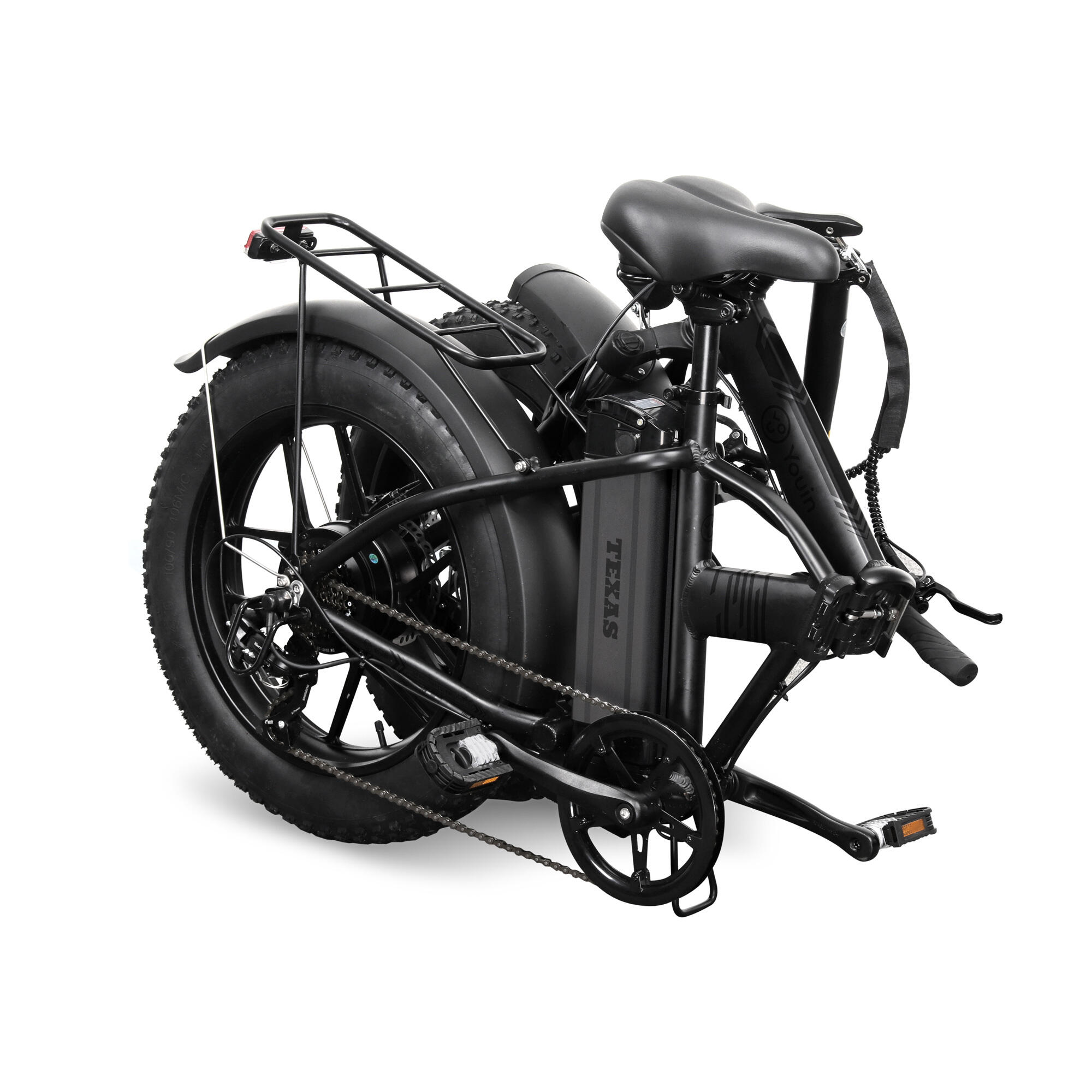 Bicicletta elettrica pieghevole YOUIN Texas BK1202B 20" FAT 250W 45 km 2/5