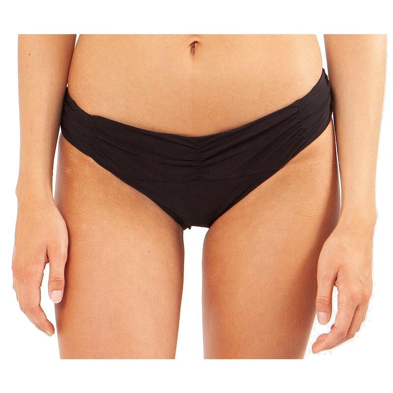 Braguita de bikini mujer Solid Fancy Briefs negro