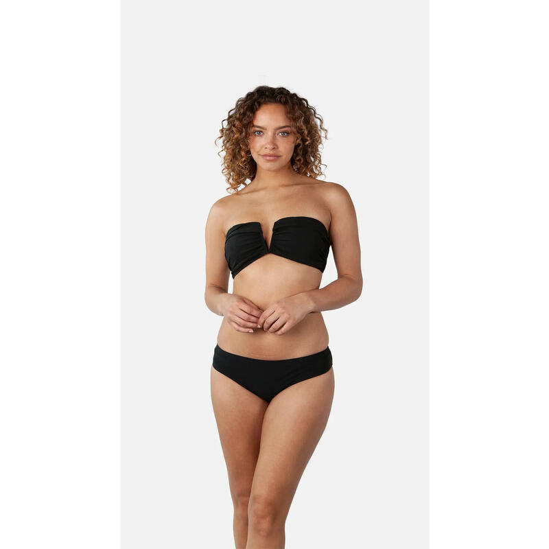 Braguita de bikini mujer Solid Bikini Brief negro