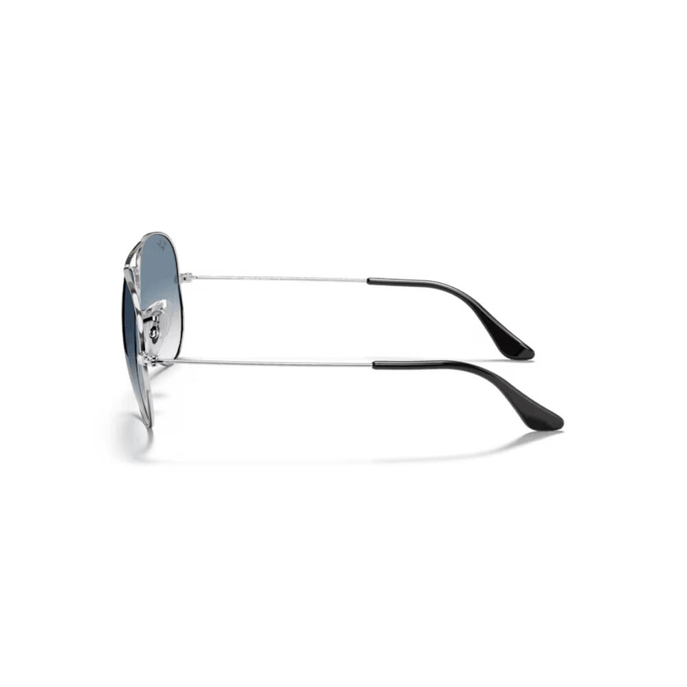 Lunettes de soleil Ray Ban RB3025 Aviator argentées 3/7