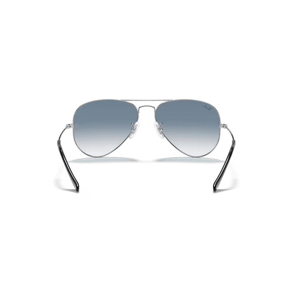 Lunettes de soleil Ray Ban RB3025 Aviator argentées 4/7