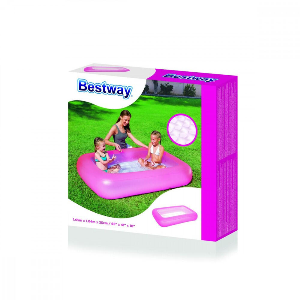Bestway Baby zwembad aquababes 165x104x25 cm | roze 7/7