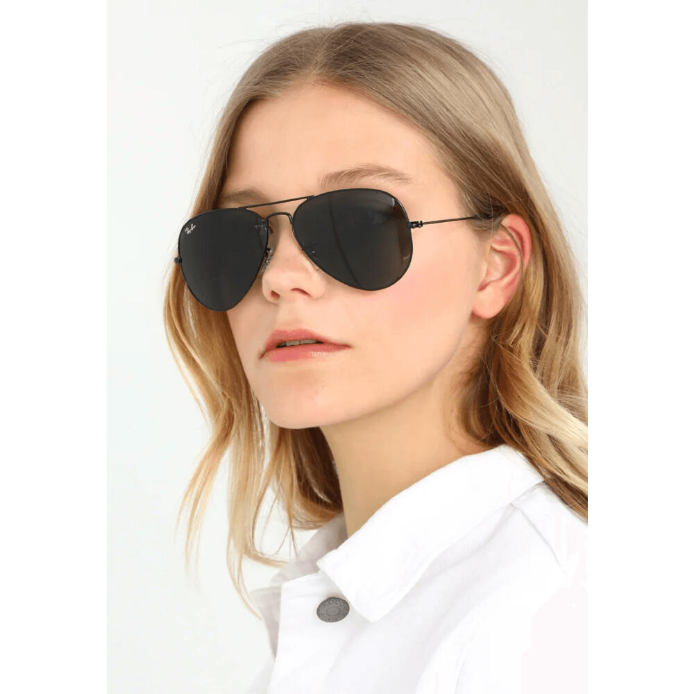 Lunettes de soleil Ray Ban RB3025 Aviator noires 6/6