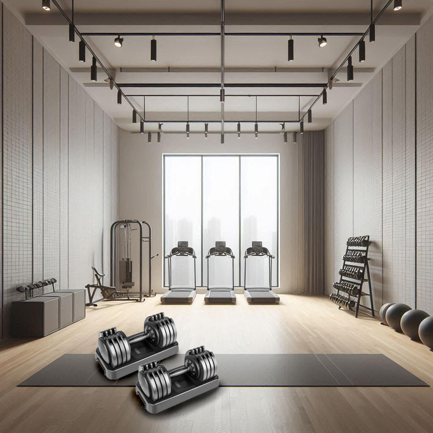 Haltères réglables 25Kg. Fitness House (paire) 4/6