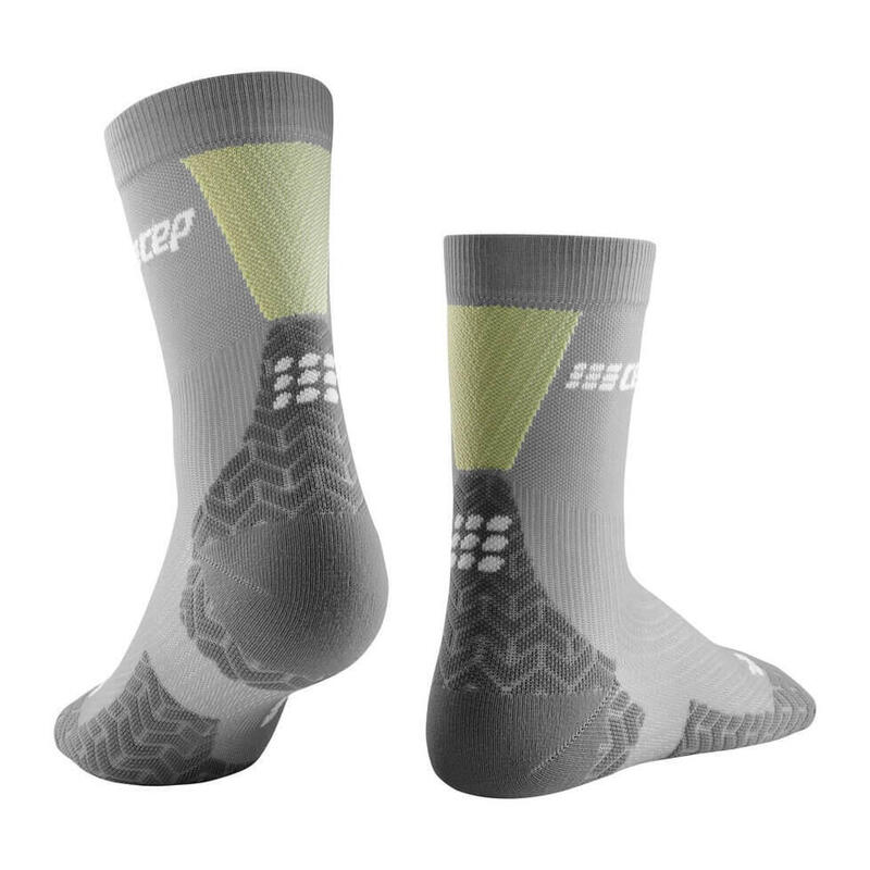Sosete compresie medii - ultralight socks mid cut v3 W - grey | lime