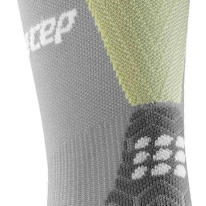 Sosete compresie medii - ultralight socks mid cut v3 W - grey | lime