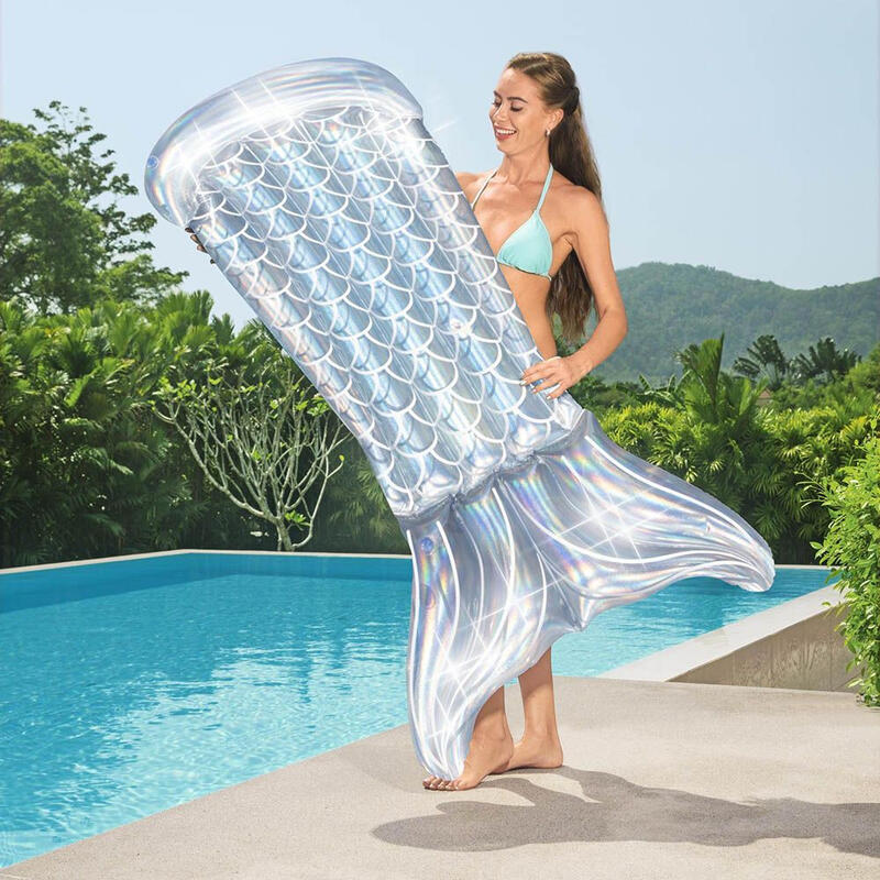 Colchoneta Hinchable Sirena Iridiscente 193x101 cm