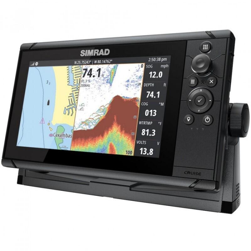 Sonda de pesca Simrad Cruise 9" 83/200 kHz Sonda GPS Plotter 2/3