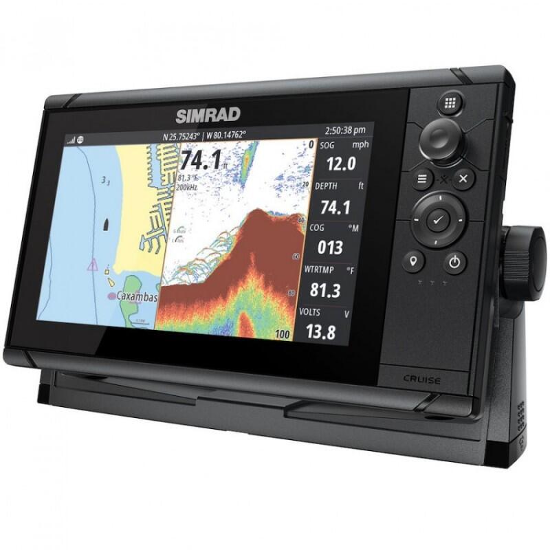 Sonda de pesca Simrad Cruise 9" 83/200 kHz Sonda GPS Plotter