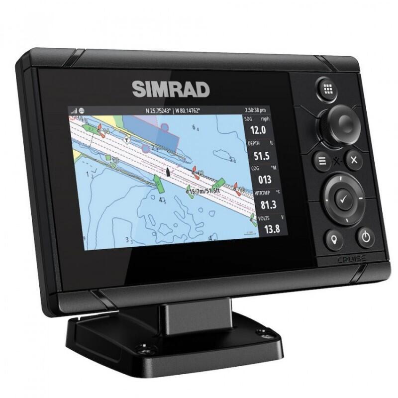 Sonda de pesca Simrad Cruise 5" 83/200 kHz Sonda GPS Plotter