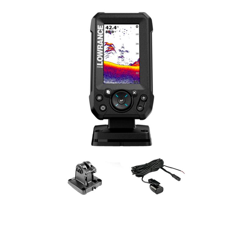 LOWRANCE Sonda-gps vela ecrã ips, transdutor bullet Eagle 4x