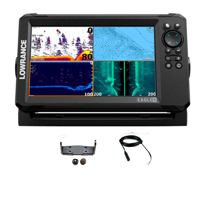 Lowrance - Eagle 9 Traceur De Cartes - Combiné Sondeur Gps - Noir - Taille Unique - Decathlon