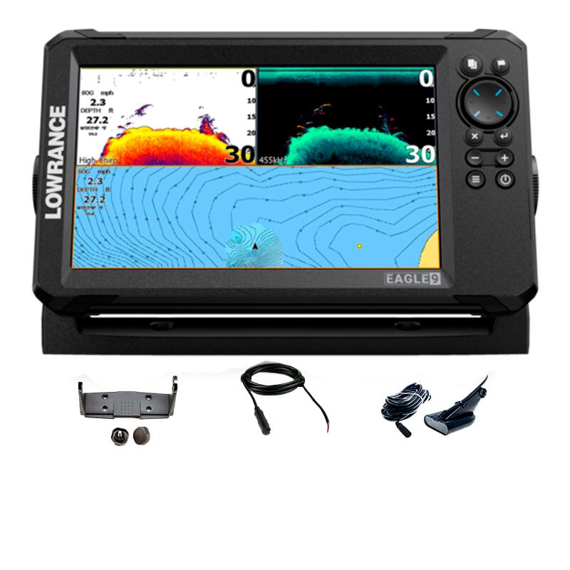 Lowrance Eagle 9 com transdutor HDI 50/200 600w. CHIRP/DownScan
