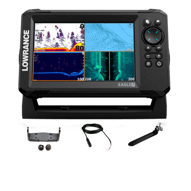 Lowrance Eagle 7 com transdutor TripleShot HD
