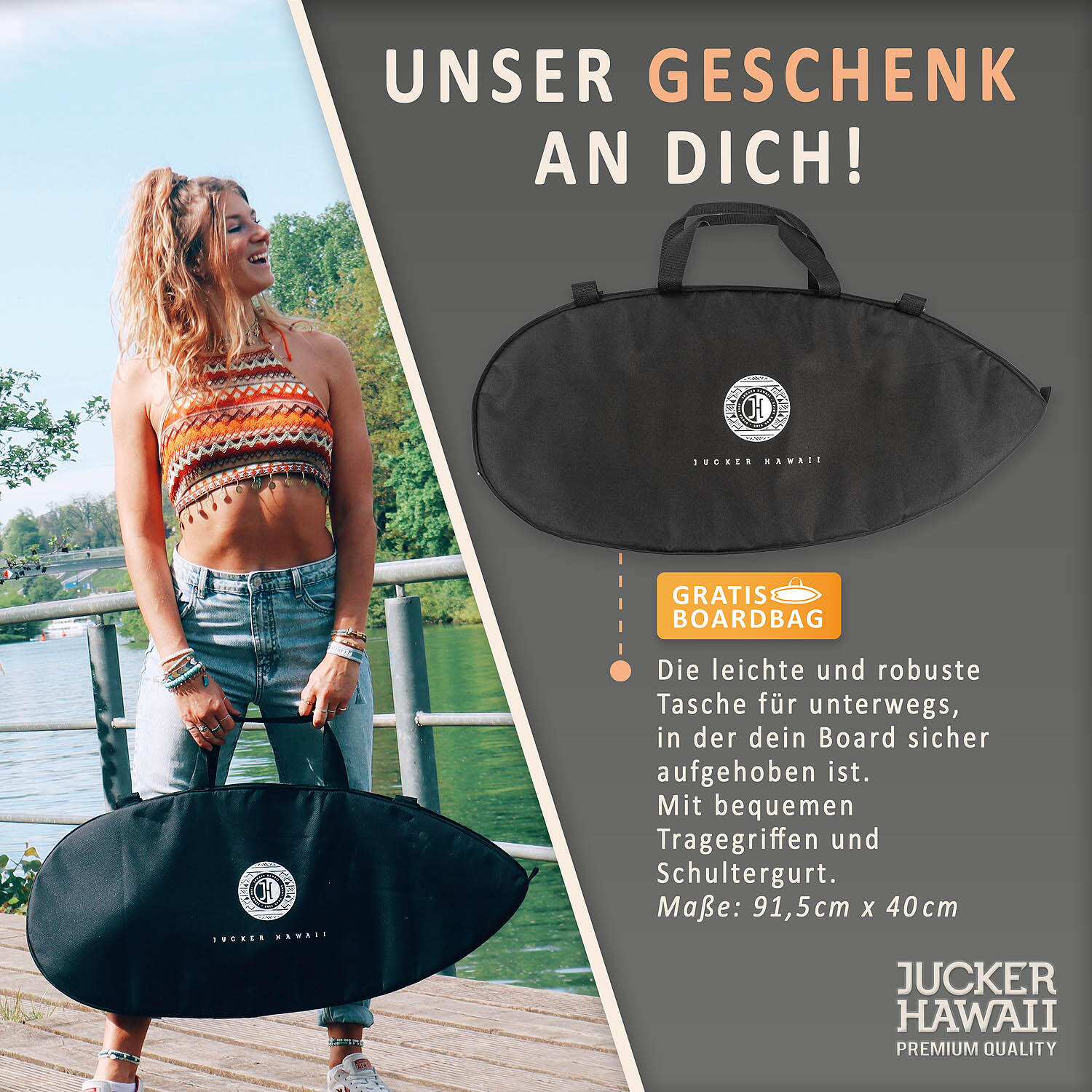 Balanceboard OCEAN ROCKER Black | inkl. Rolle und Korkmatte 4/7