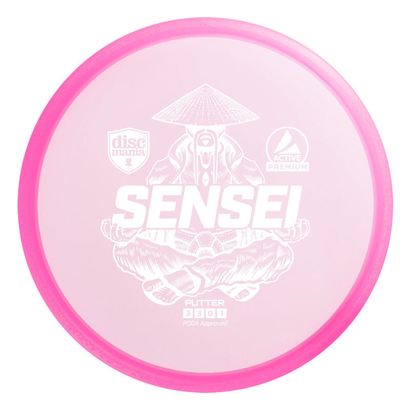Disc golf active premium-line sensei putter rose 1/2