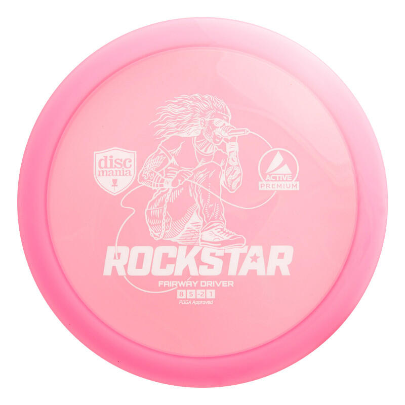 Discmania - Disc Golf Active Premium-line Rockstar Fairway Driver Rose - Putter - Rose - No Size - Decathlon