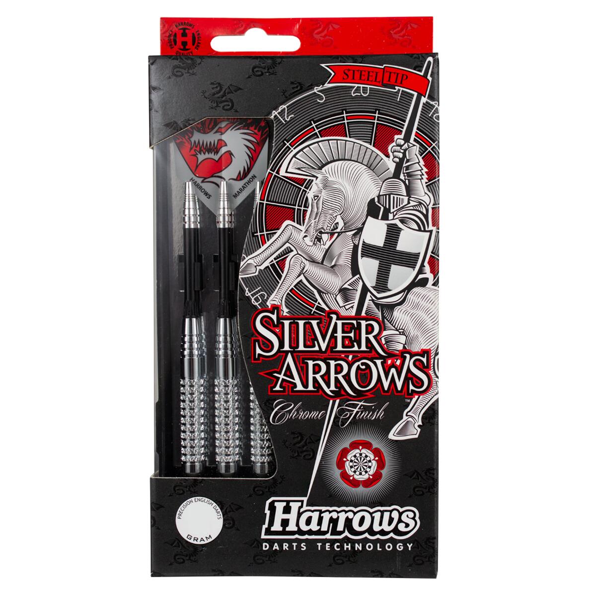 3 lotki do darta Harrows STL Silver Arrows ze stalowym grotem 20gr 5/5
