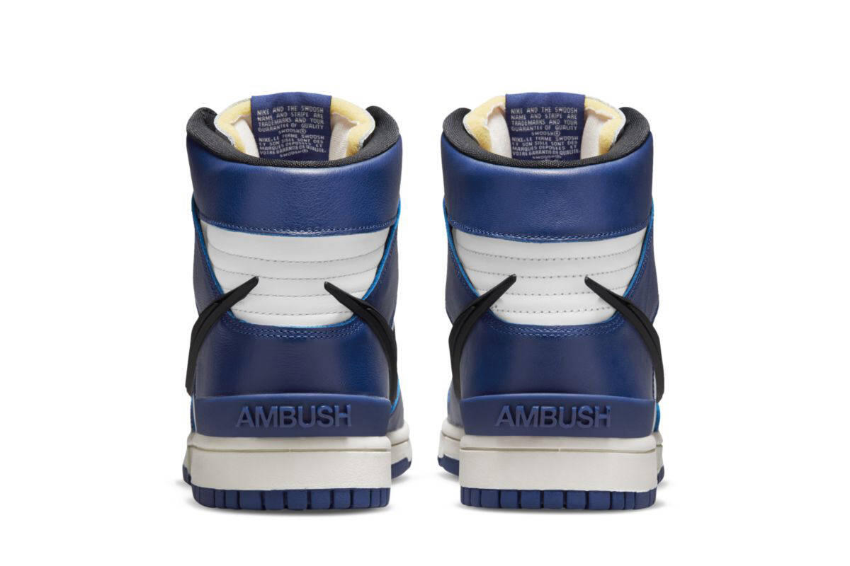 Nike Dunk High Ambush Deep Royal Blue 4/7