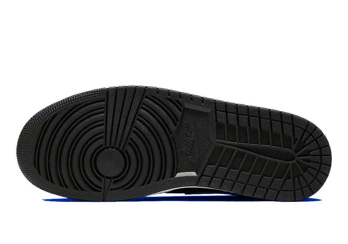 Jordan 1 Mid Hyper Royal Tumbled Leather 6/7