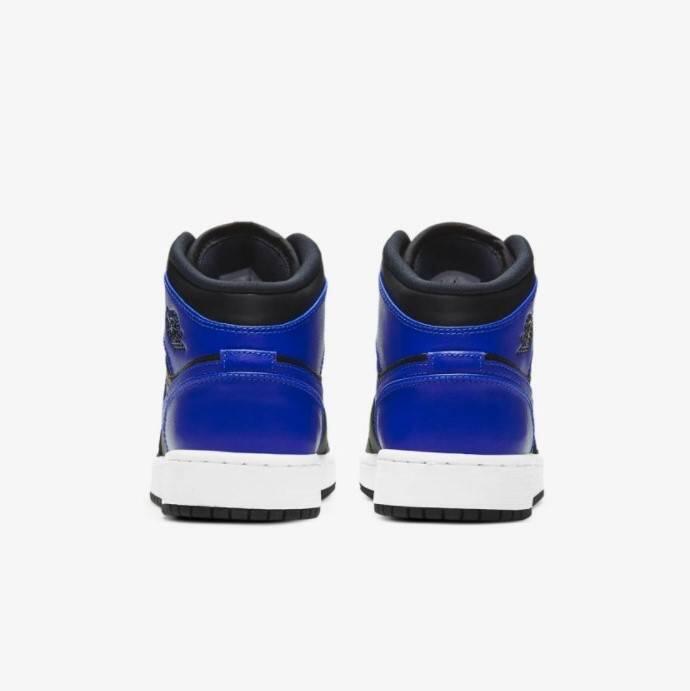 Air Jordan 1 Mid Hyper Royal Tumbled Leather 6/7