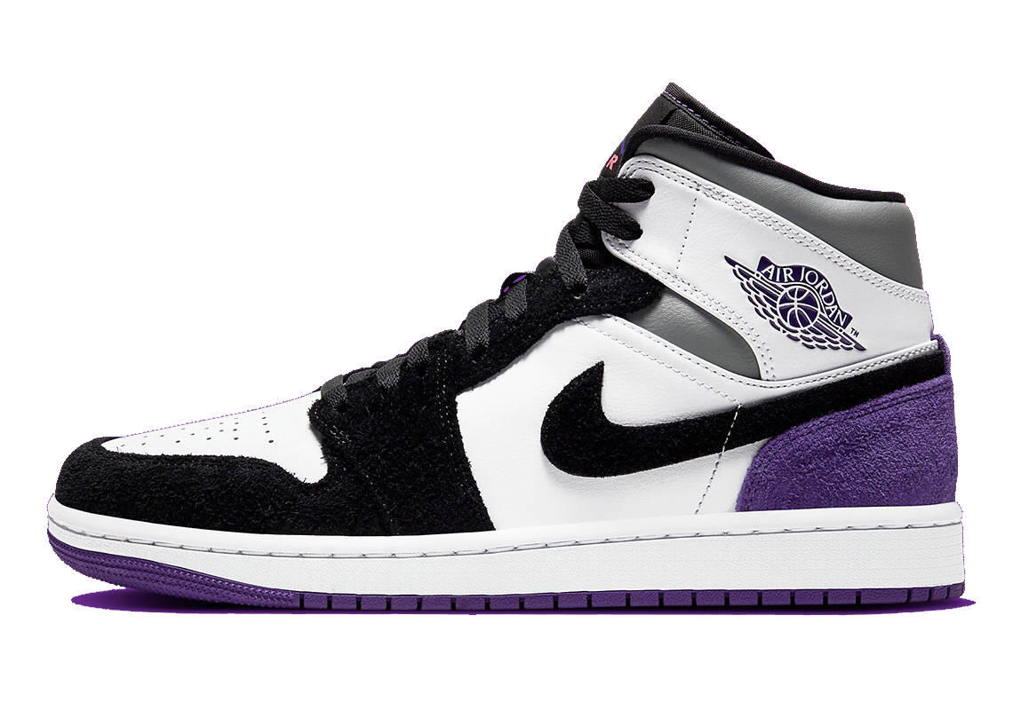 Air Jordan 1 Mid SE Varsity Purple - Taille : 42 EU 3/7