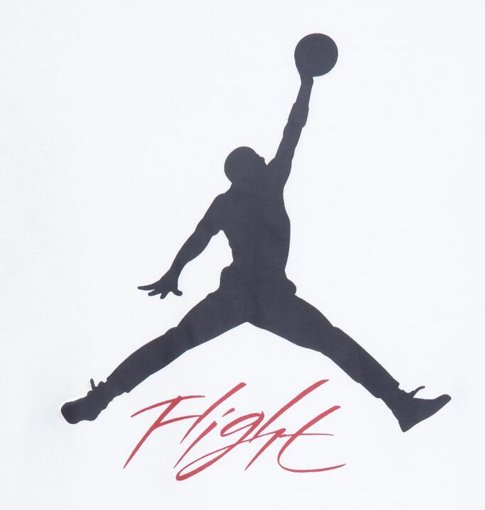 T-shirt ragazzo jordan baseline flight tee - bianco 3/3