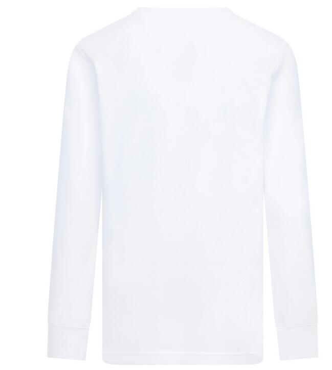 T-shirt ragazzo jordan baseline flight tee - bianco 2/3