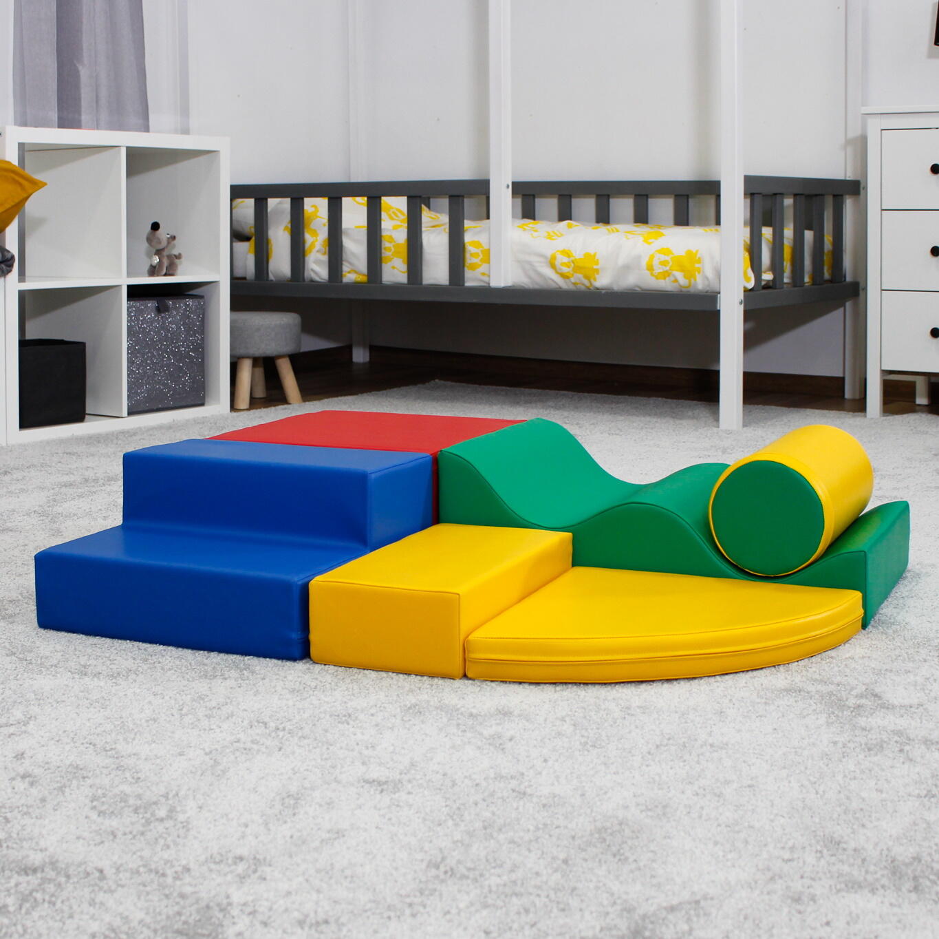 Zachte speel- en activiteiten set Explorer, soft play, foamblokken, multicolore 3/4