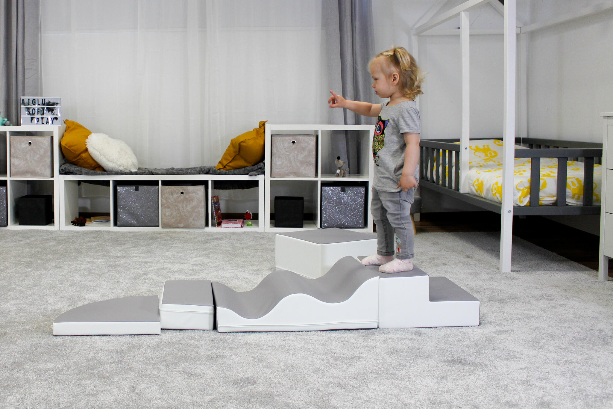Blocs de Construction en Mousse Explorer, gris 3/7