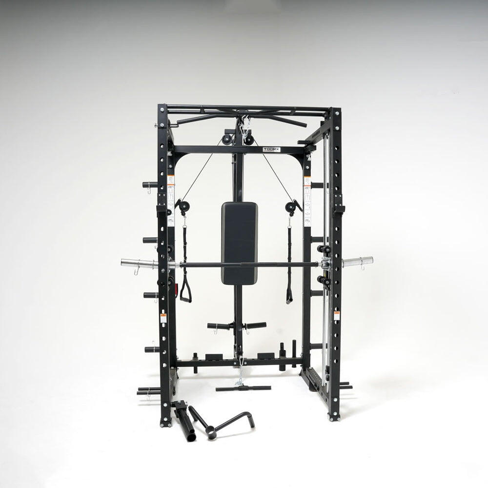Multi Power Dobrável Asx 3000 - Dupla polia, Smith e Rack 5/7