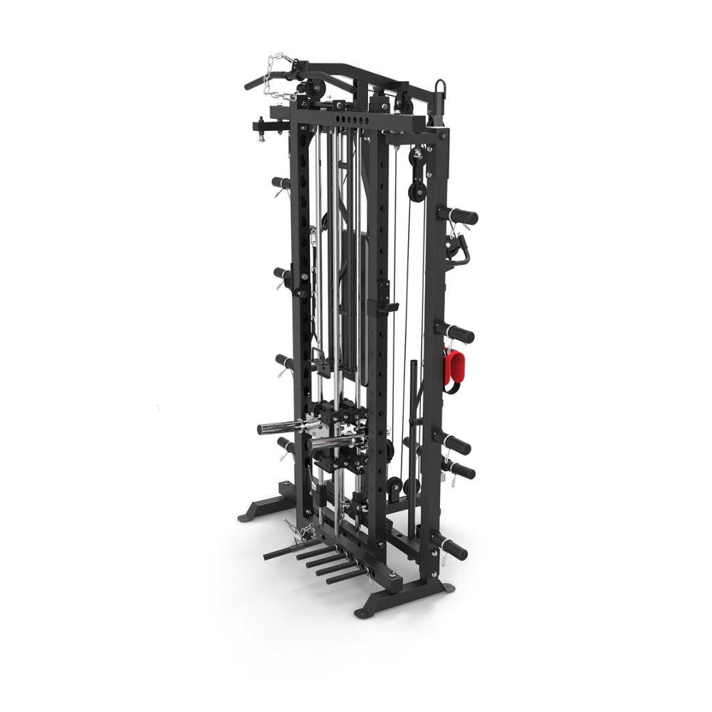 Multi Power Dobrável Asx 3000 - Dupla polia, Smith e Rack 2/7