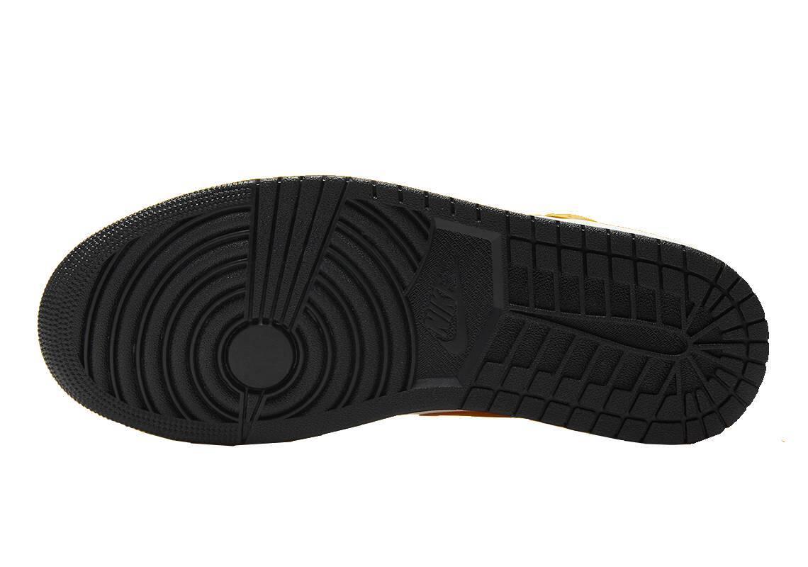 Scarpe - basket - air jordan 1 mid - university gold/nero 5/5