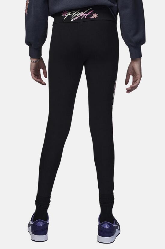 Leggings ragazza jordan flower - nero 2/4