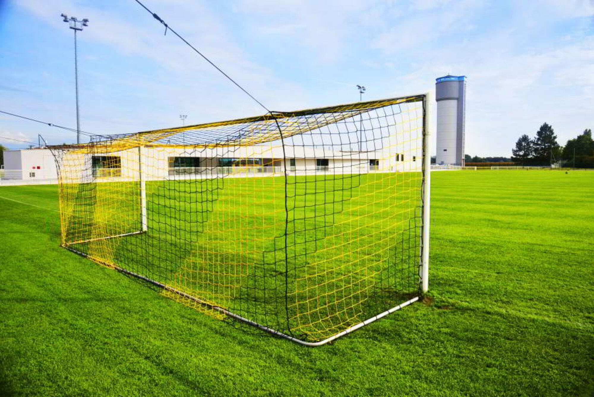 Rete da calcio a 11 4mm - Gialla e nera - Per porta 7,32 x 2,44 x 2 x 2 m 2/7