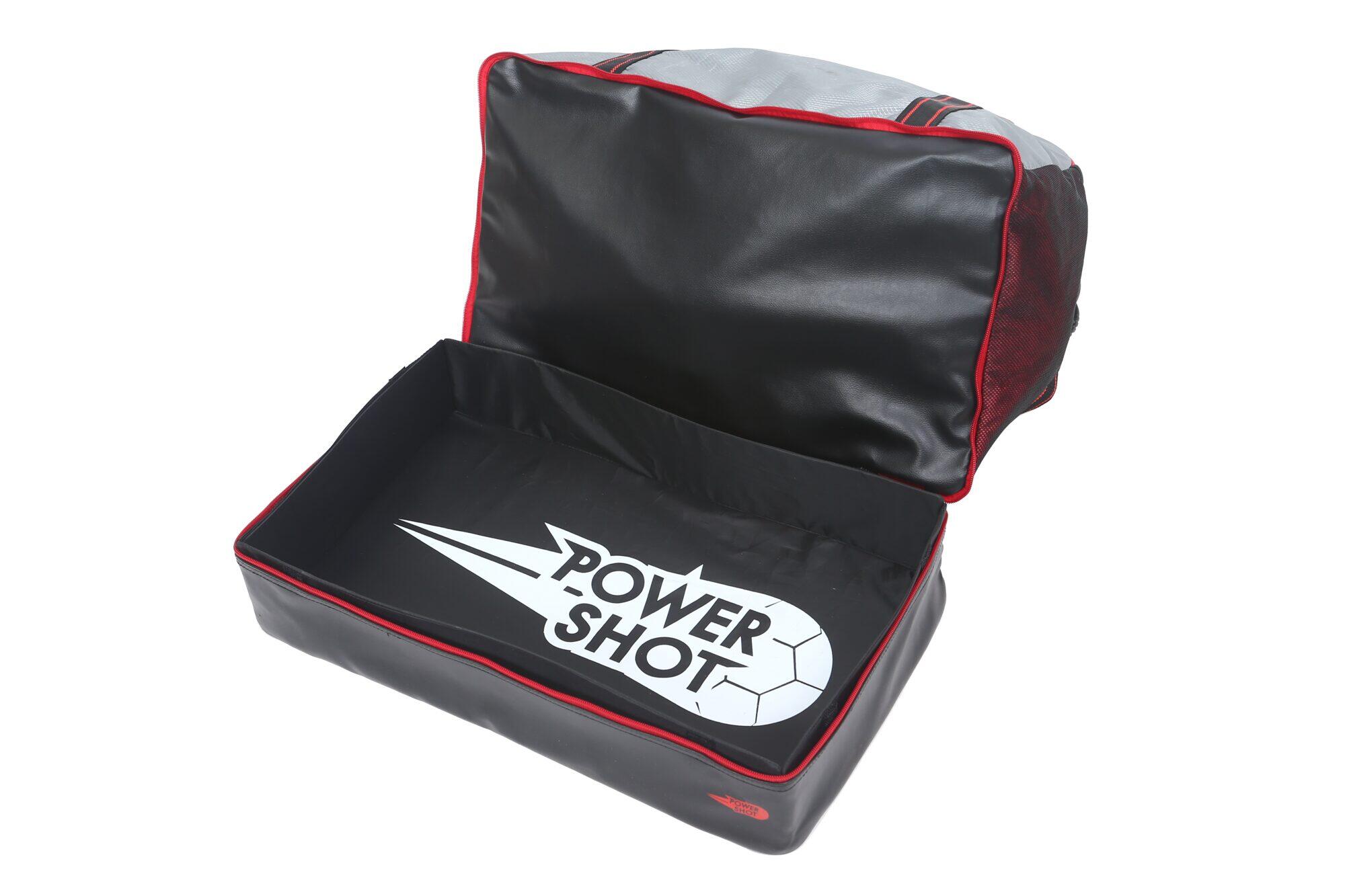 Borsa sportiva ecologica Cubico - Impermeabile - Rosso e nero 3/4