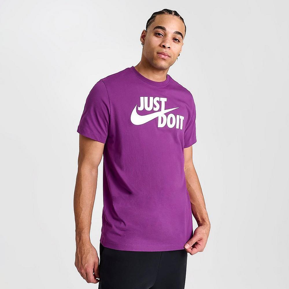 T-shirt uomo nike sportswear just do it - viola 3/5
