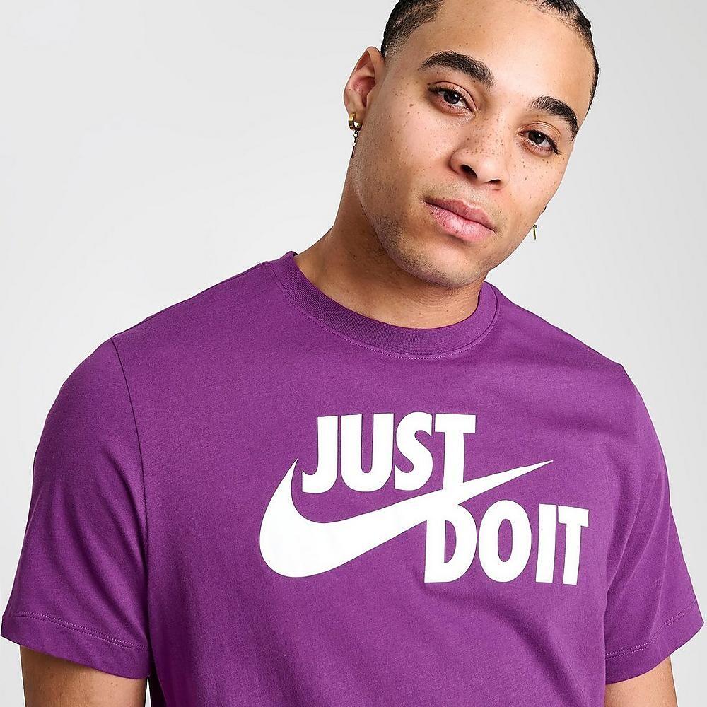 T-shirt uomo nike sportswear just do it - viola 5/5