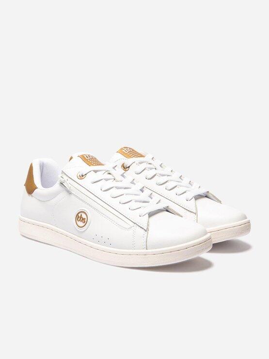Chaussures confort Homme - LILLIAN Blanc + Curry 2/5