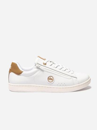 Chaussures confort Homme - LILLIAN Blanc + Curry