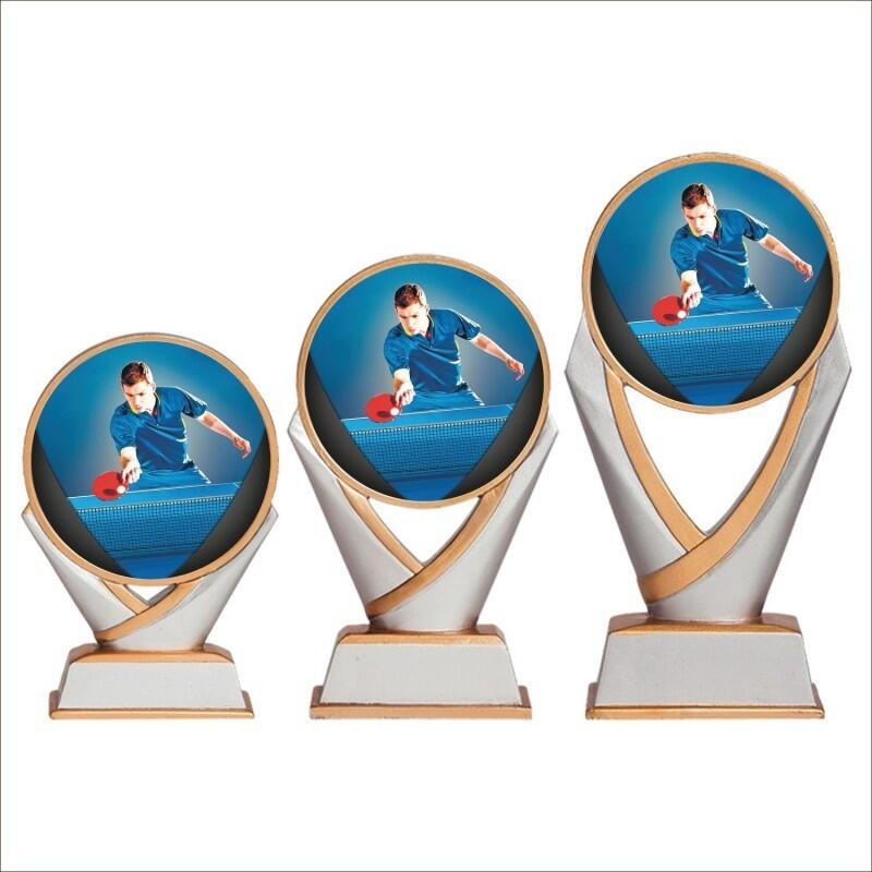 Trofeo Maxitrofeo Chicago Tenis de Mesa Masculino 13 cm