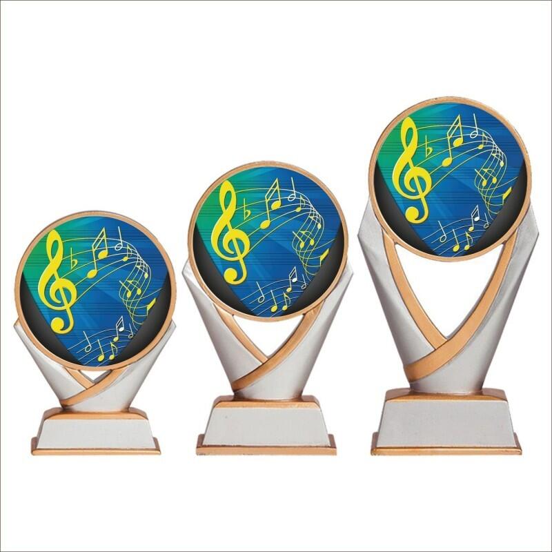 Trofeo Maxitrofeo Chicago Musica 13cm