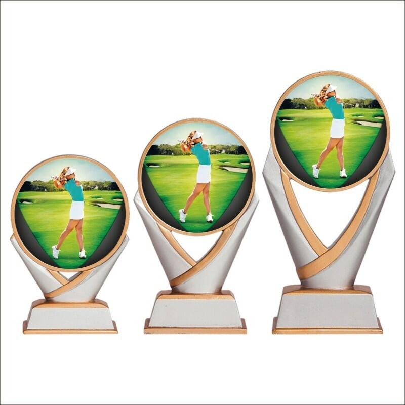 Trofeo Chicago Maxitrofeo Golf Femenino 13cm