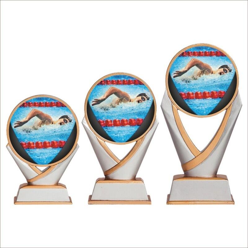 Trofeo Maxitrofeo Chicago Natacion Femenino 13cm