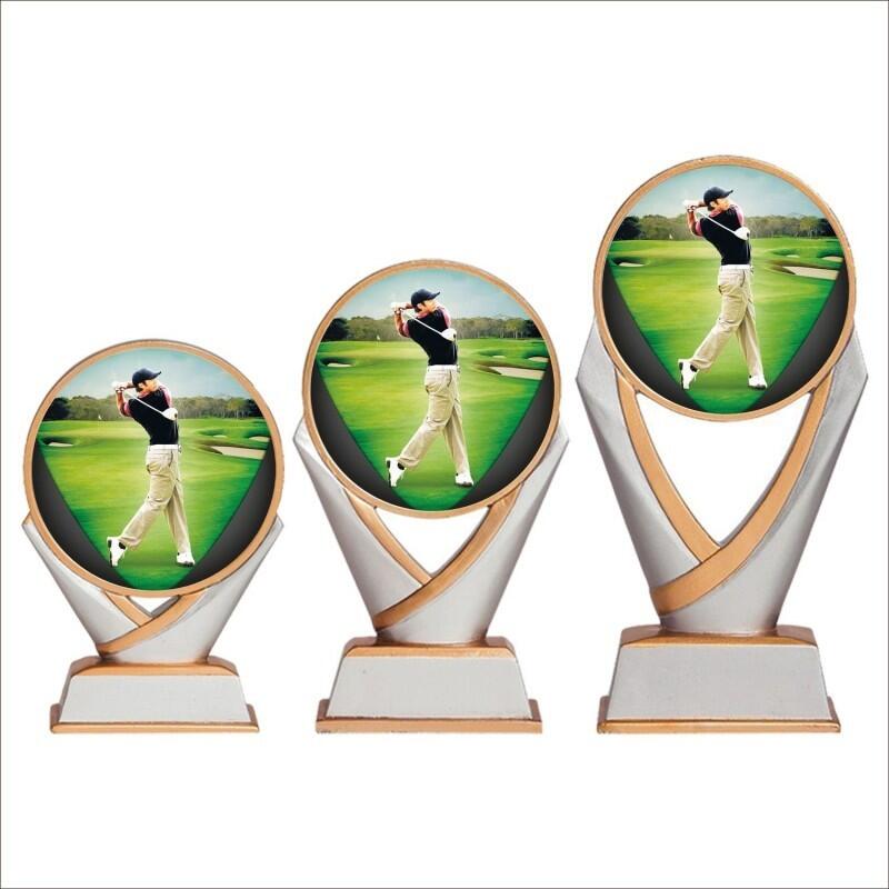 Trofeo Maxitrofeo Chicago Golf Masculino 13 cm